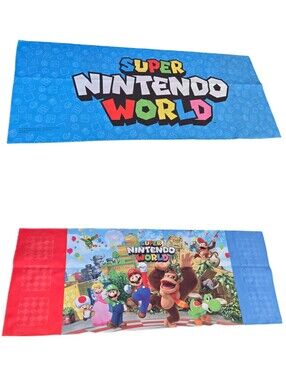 Universal Studios Super Nintendo World - Cooling Towel Summer Item Double Sided